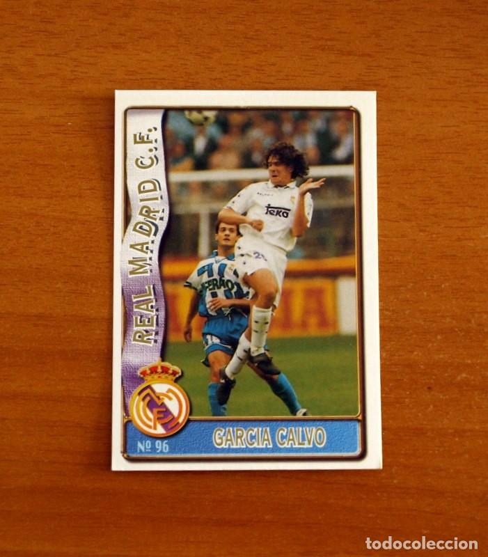 Fu&szlig;ball-Sticker: Real Madrid -N&ordm; 96 Garc&iacute;a Calvo -Mundicromo Las Fichas de la Liga de F&uacute;tbol 1996-1997-96-97