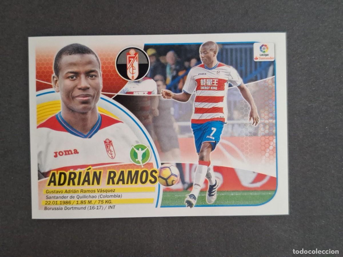 Fu&szlig;ball-Sticker: L3 ADRIAN RAMOS GRANADA C. F. MERCADO INVIERNO LIGA ESTE 2016 2017 16 17 NUNCA PEGADO SIN PEGAR