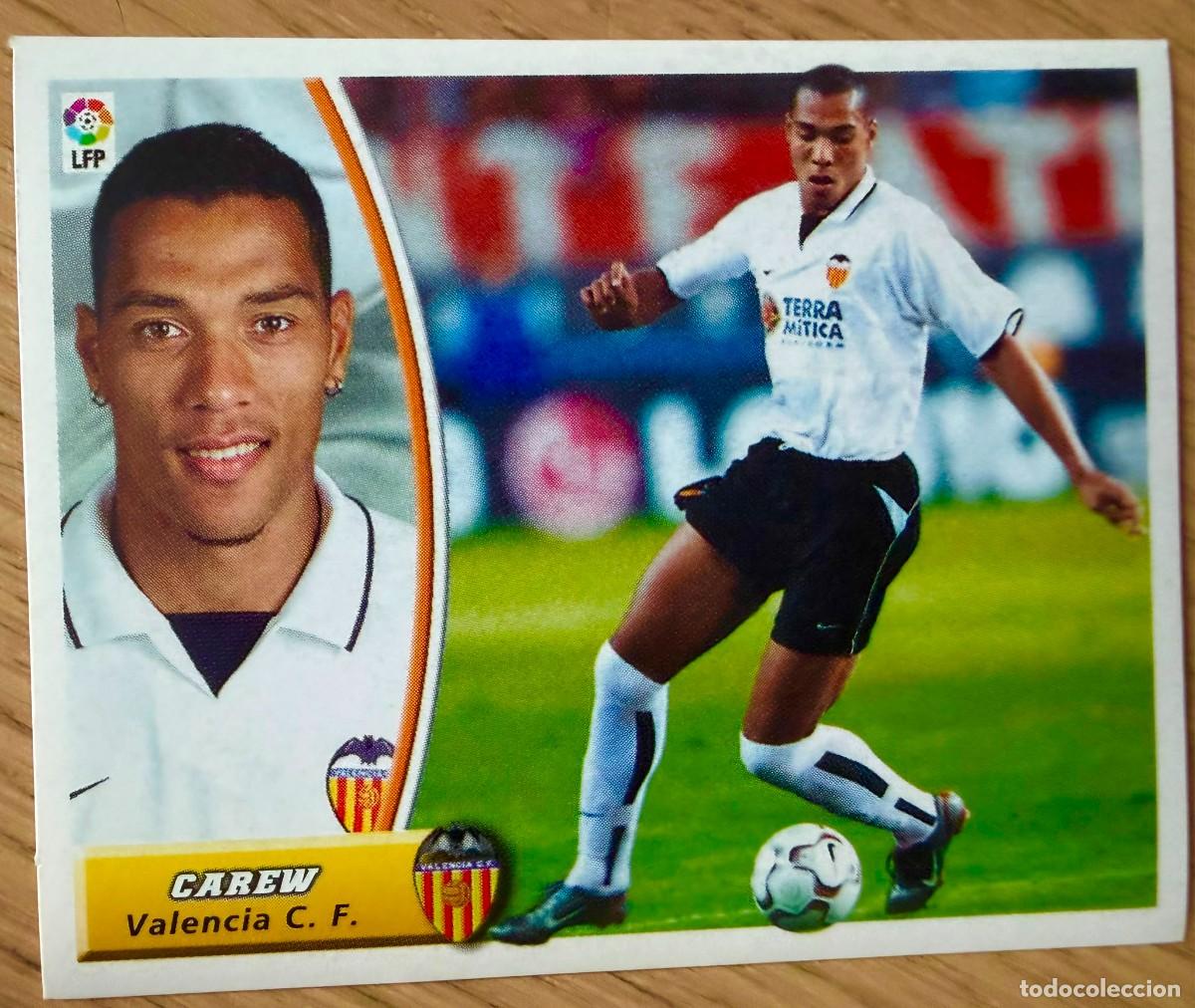 Fu&szlig;ball-Sticker: CAREW BAJA VALENCIA 03 04 2003 2004 LIGA EDICIONES ESTE SIN PEGAR STICKER CROMOS