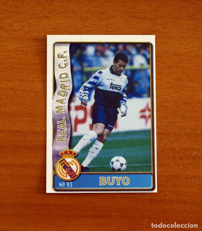 Cromos de f&uacute;tbol: Real Madrid -N&ordm; 93 Buyo -Mundicromo Las Fichas de la Liga de F&uacute;tbol 1996-1997-96-97