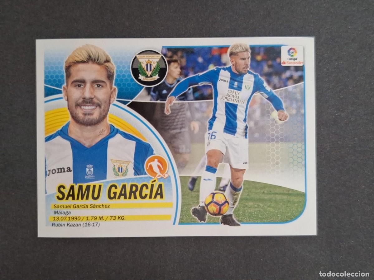 Cromos de f&uacute;tbol: L3 SAMU GARCIA C. D. LEGANES MERCADO INVIERNO LIGA ESTE 2016 2017 16 17 NUNCA PEGADO SIN PEGAR