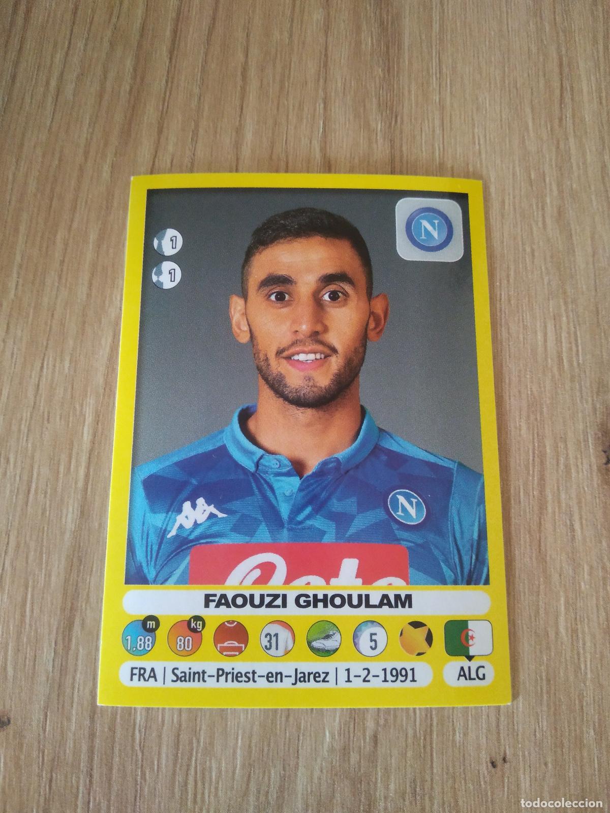 Cromos de f&uacute;tbol: 348 FAOUZI GHOULAM NAPOLES NAPOLI CROMO FUTBOL PANINI LIGA ITALIA 18-19 CALCIATORI 2018-2019