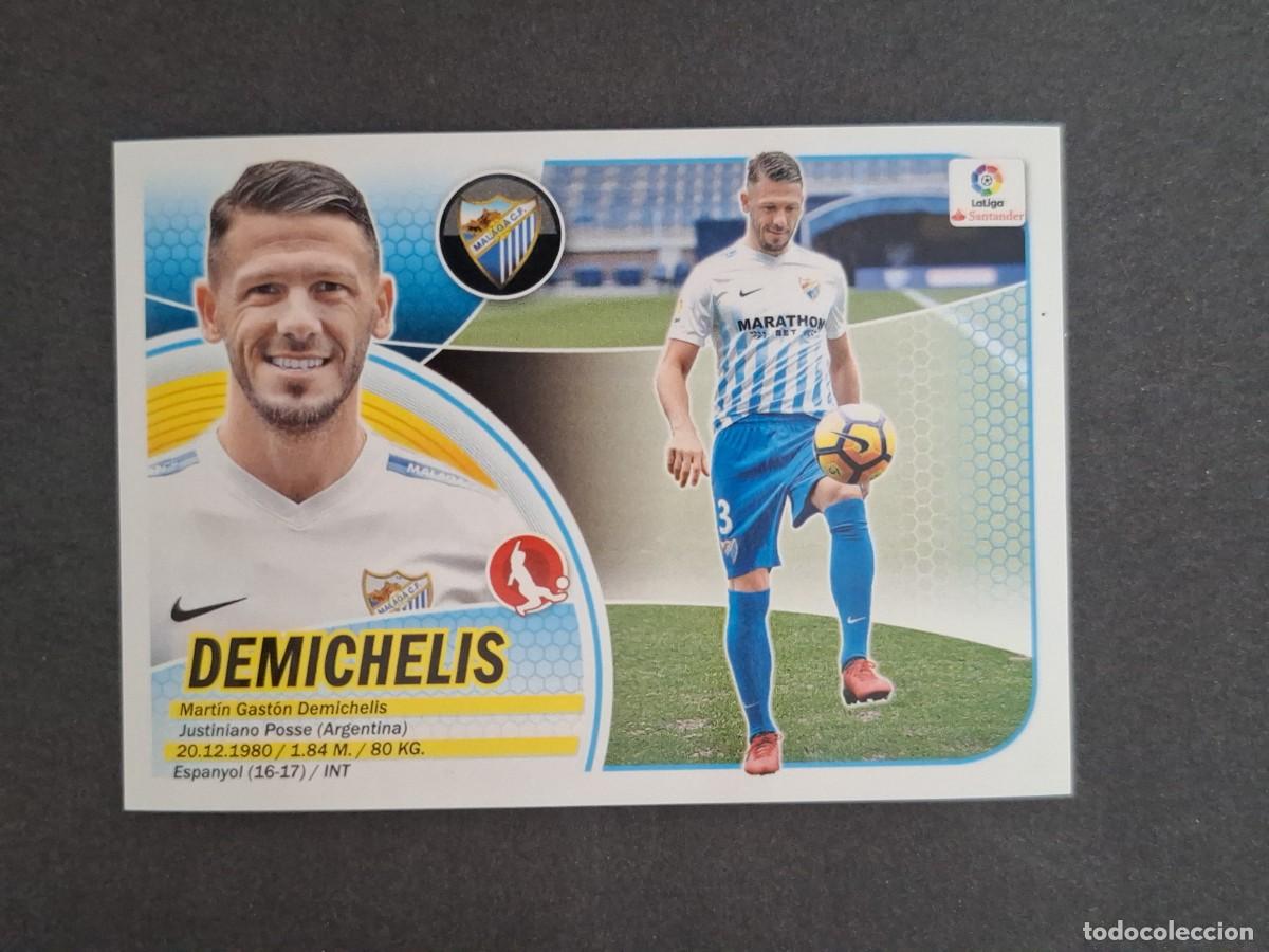 Cromos de f&uacute;tbol: L3 DEMICHELIS MALAGA C. F. MERCADO INVIERNO LIGA ESTE 2016 2017 16 17 NUNCA PEGADO SIN PEGAR