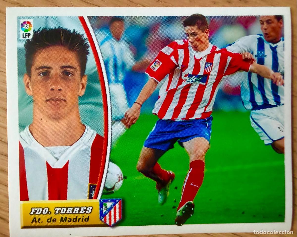 Cromos de f&uacute;tbol: FERNANDO TORRES ATLETICO MADRID 03 04 2003 2004 LIGA EDICIONES ESTE SIN PEGAR STICKER CROMOS