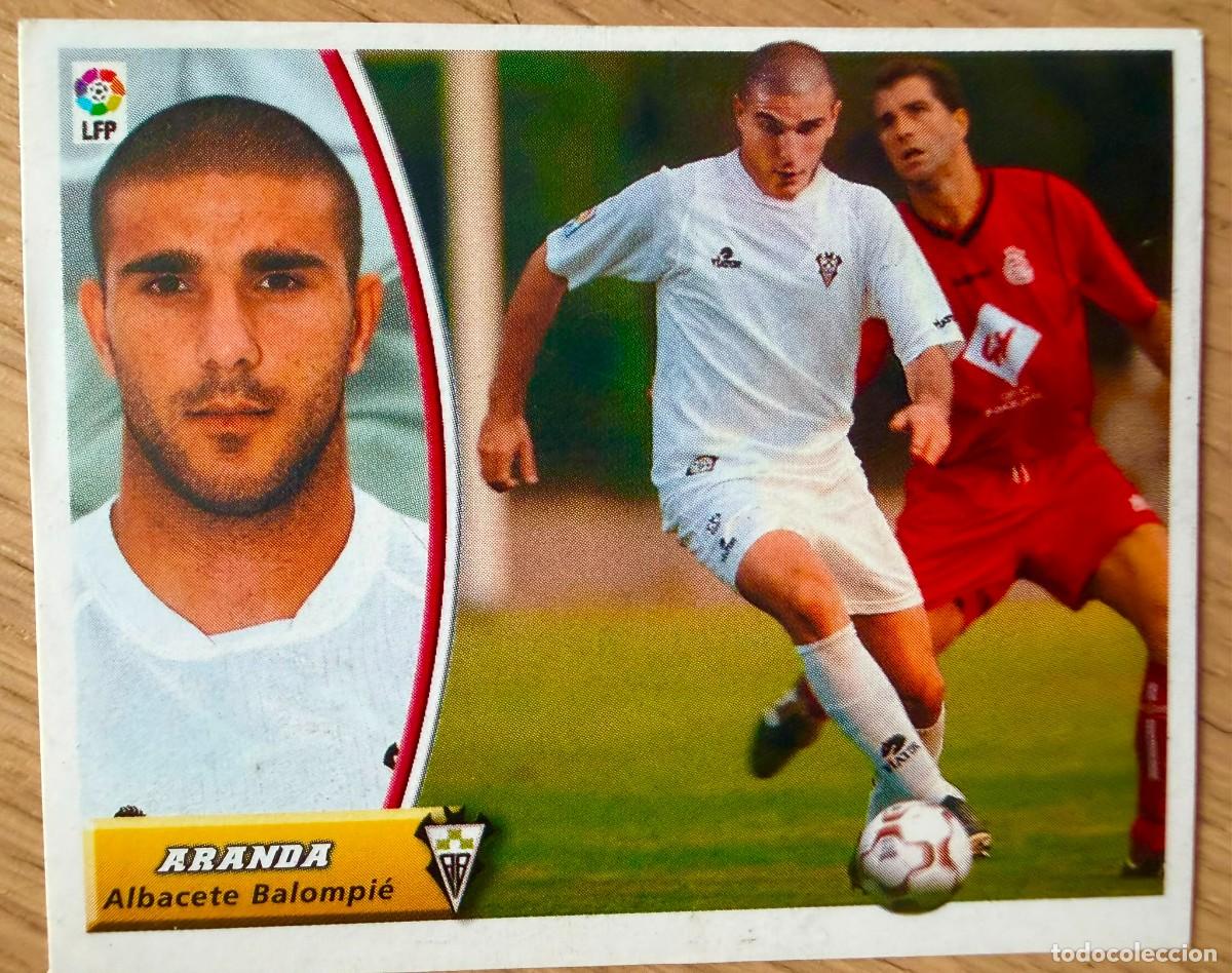 Cromos de f&uacute;tbol: ARANDA COLOCA ALBACETE 03 04 2003 2004 LIGA EDICIONES ESTE SIN PEGAR STICKER CROMOS