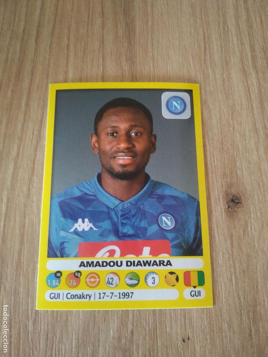 Cromos de f&uacute;tbol: 356 AMADOU DIAWARA NAPOLES NAPOLI CROMO FUTBOL PANINI LIGA ITALIA 18-19 CALCIATORI 2018-2019