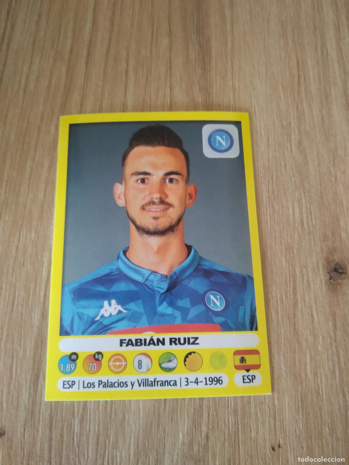 Cromos de f&uacute;tbol: 357 FABIAN RUIZ NAPOLES NAPOLI CROMO FUTBOL PANINI LIGA ITALIA 18-19 CALCIATORI 2018-2019