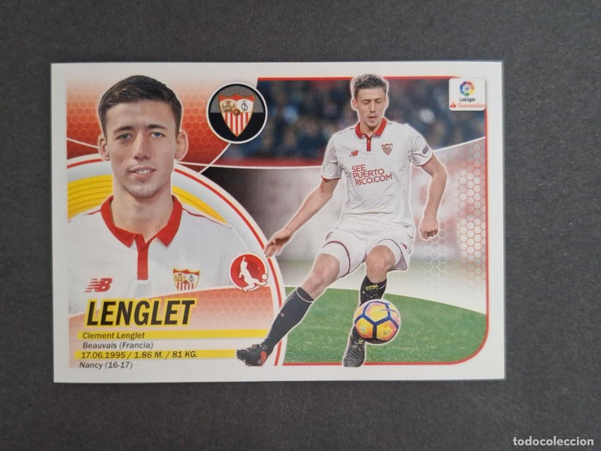 Cromos de f&uacute;tbol: L3 LENGLET SEVILLA F. C. MERCADO INVIERNO LIGA ESTE 2016 2017 16 17 NUNCA PEGADO SIN PEGAR