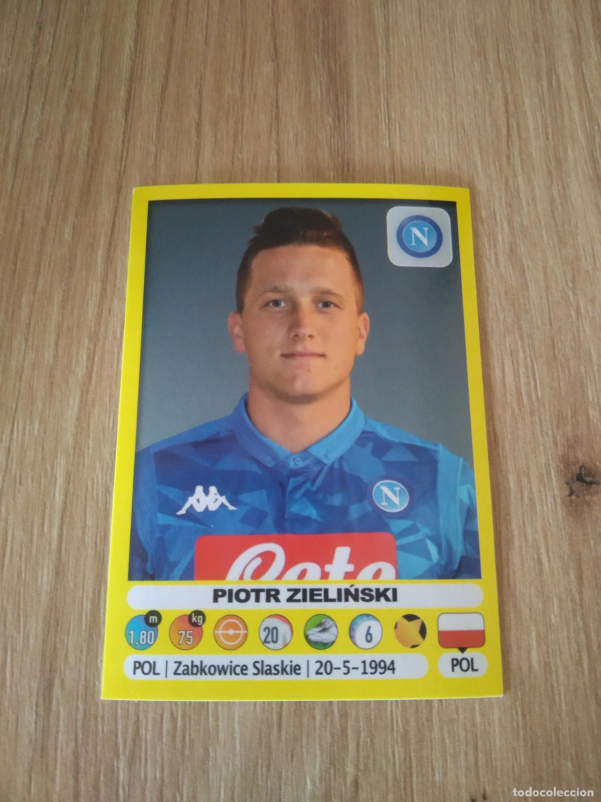 Fu&szlig;ball-Sticker: 358 PIOTR ZIELINSKI NAPOLES NAPOLI CROMO FUTBOL PANINI LIGA ITALIA 18-19 CALCIATORI 2018-2019