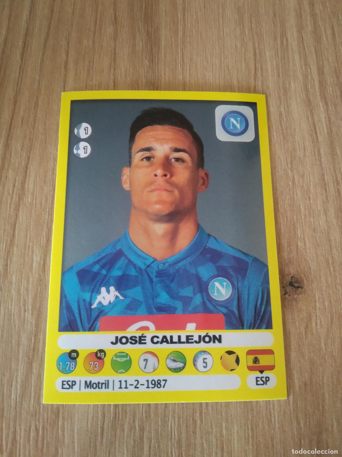 Cromos de f&uacute;tbol: 361 JOSE CALLEJON NAPOLES NAPOLI CROMO FUTBOL PANINI LIGA ITALIA 18-19 CALCIATORI 2018-2019