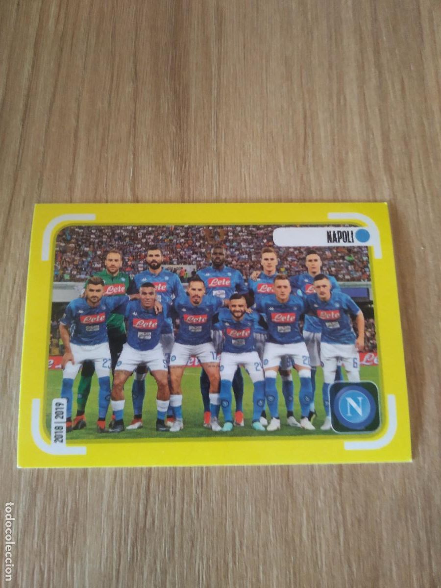 Cromos de f&uacute;tbol: 367 EQUIPO PLANTILLA NAPOLES NAPOLI CROMO FUTBOL PANINI LIGA ITALIA 18-19 CALCIATORI 2018-2019