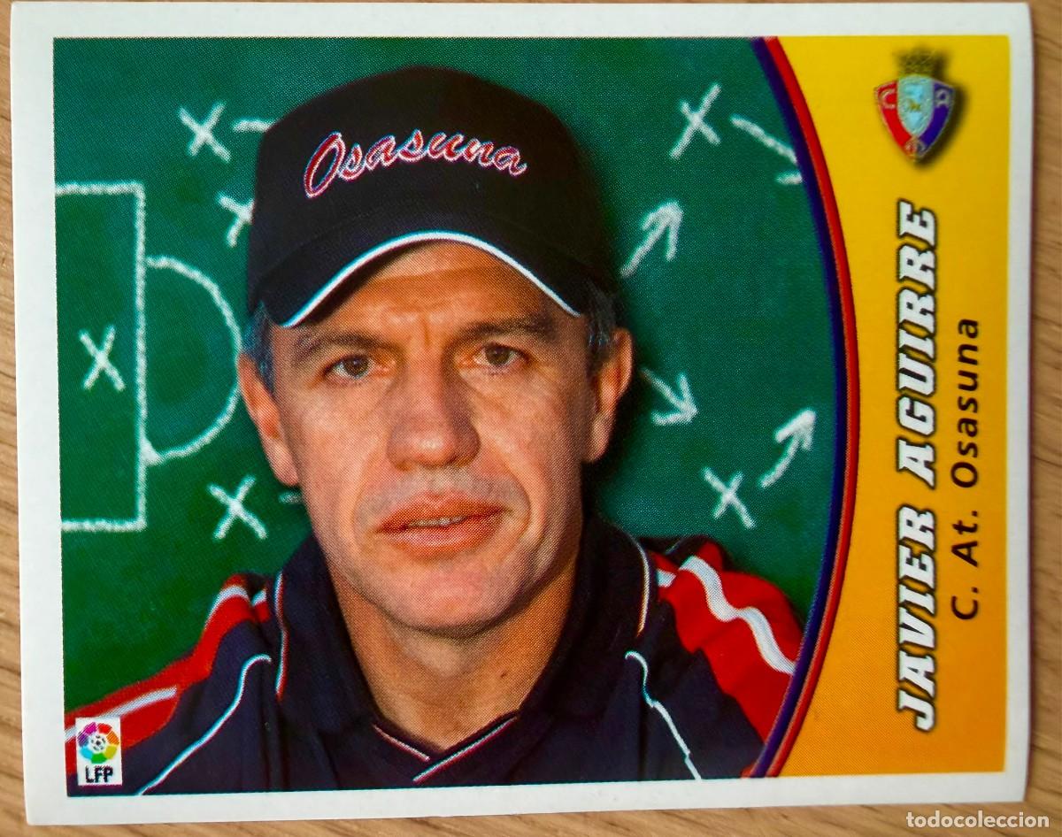 Cromos de f&uacute;tbol: JAVIER AGUIRRE OSASUNA 03 04 2003 2004 LIGA EDICIONES ESTE SIN PEGAR STICKER CROMOS