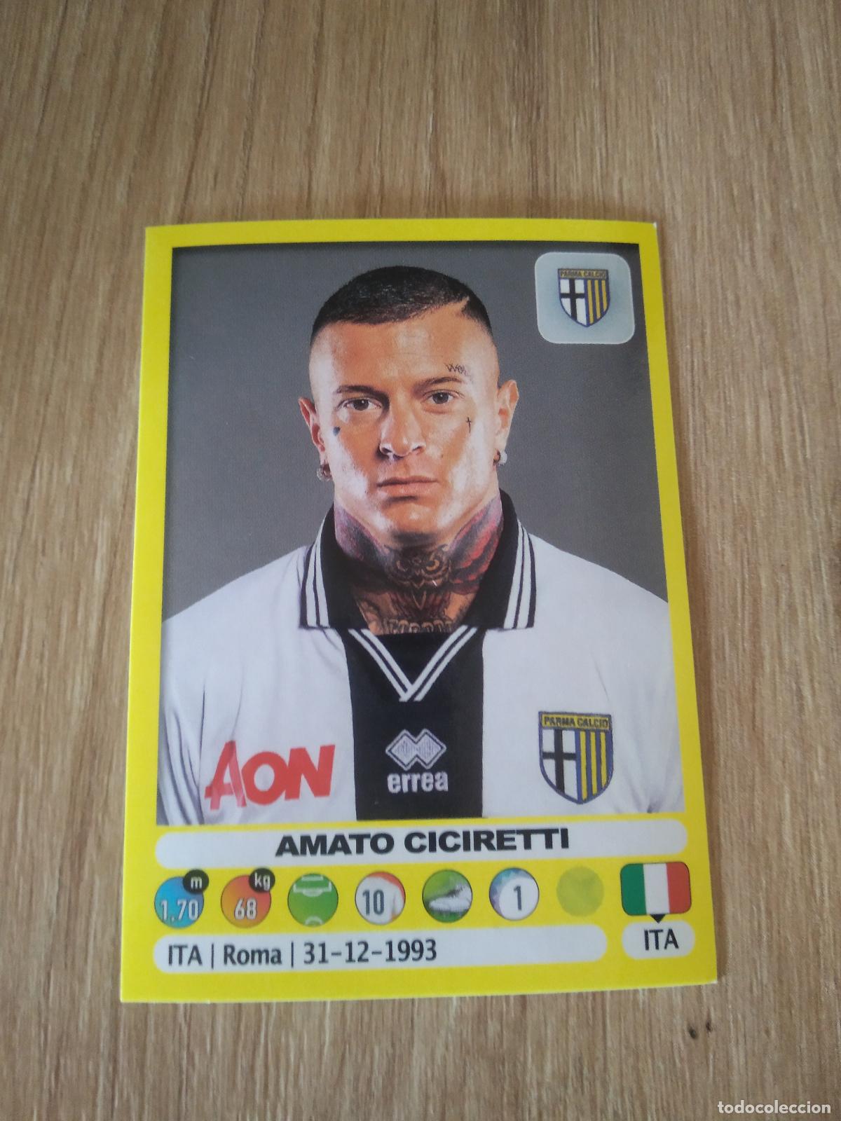 Cromos de f&uacute;tbol: 387 AMATO CICIRETTI PARMA CROMO FUTBOL PANINI LIGA ITALIA 18-19 CALCIATORI 2018-2019