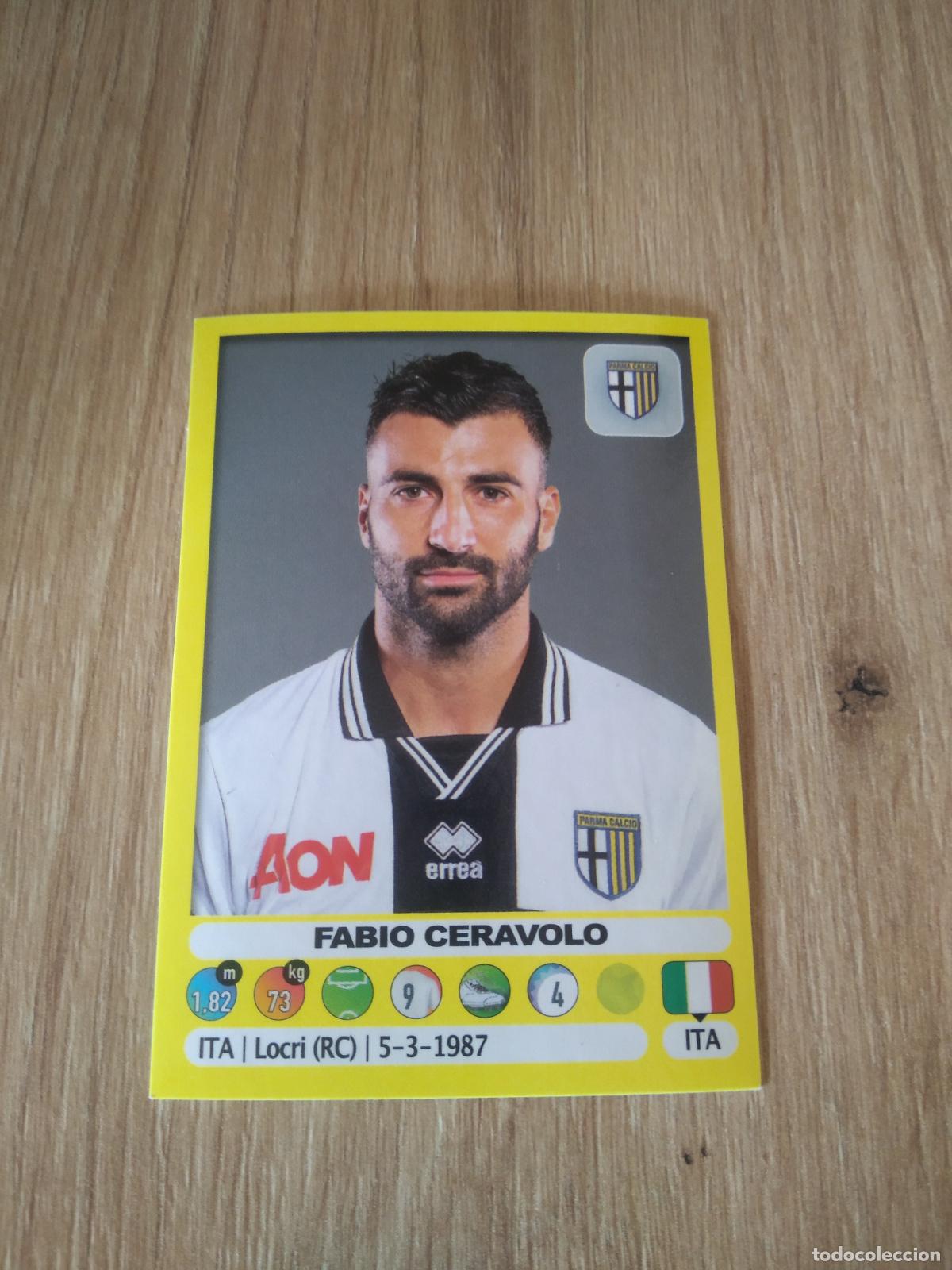 Cromos de f&uacute;tbol: 390 FABIO CERAVOLO PARMA CROMO FUTBOL PANINI LIGA ITALIA 18-19 CALCIATORI 2018-2019