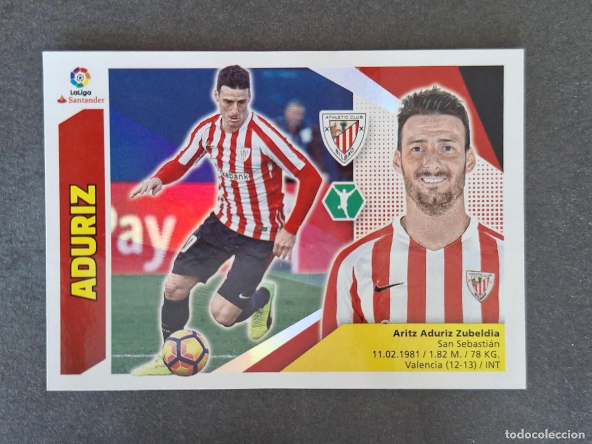 Cromos de f&uacute;tbol: L3 ADURIZ ATHLETIC CLUB DE BILBAO LIGA ESTE 2017 2018 17 18 NUNCA PEGADO SIN PEGAR