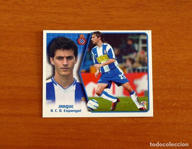 Cromos de f&uacute;tbol: R.C.D. Espa&ntilde;ol, Espanyol - Jarque - Liga 2005-2006, 05-06 - Ediciones Este - Nunca pegado