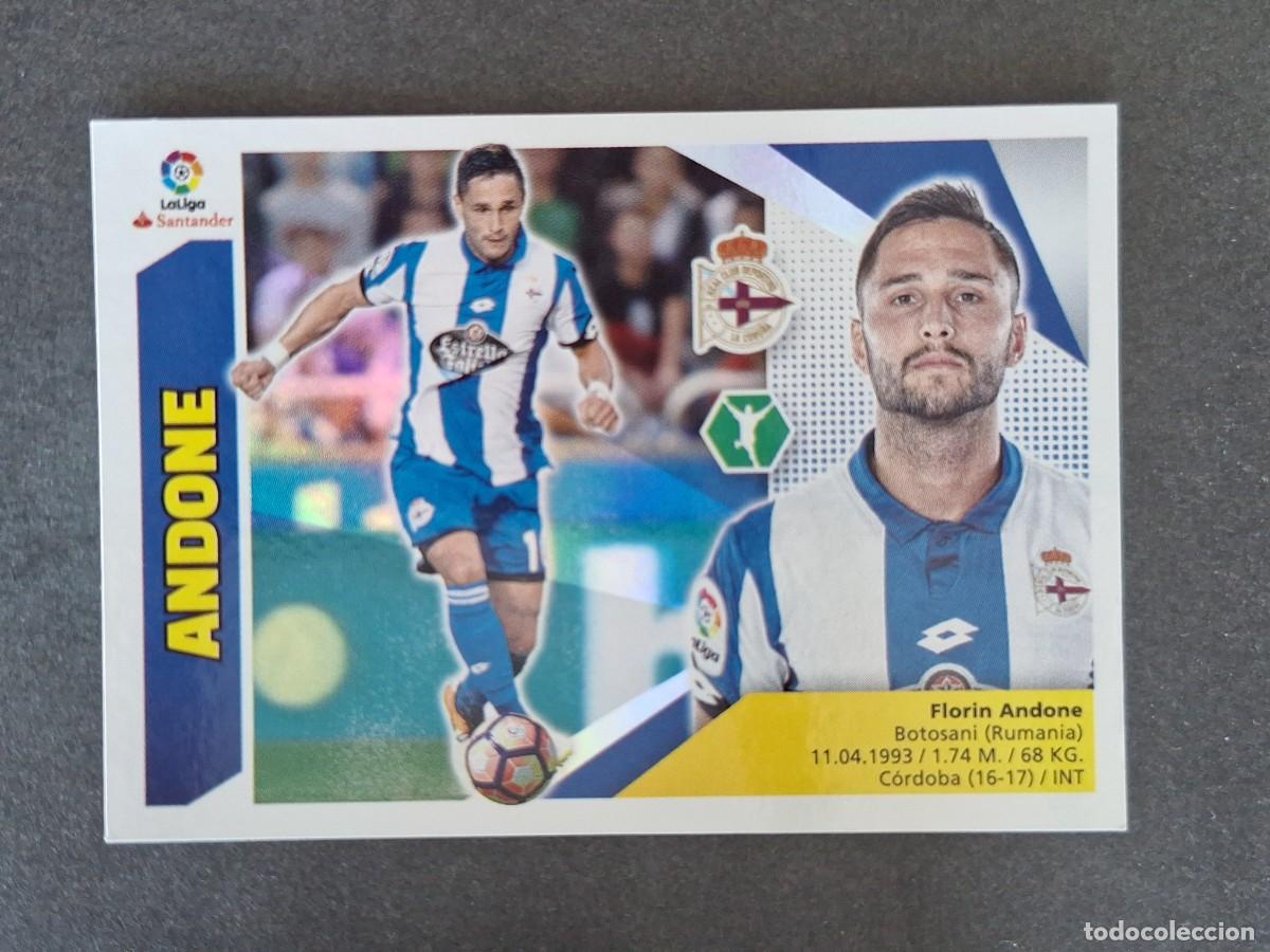 Cromos de f&uacute;tbol: L3 ANDONE DEPORTIVO DE LA CORU&Ntilde;A LIGA ESTE 2017 2018 17 18 NUNCA PEGADO SIN PEGAR