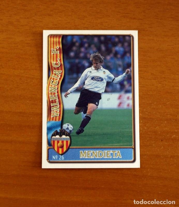 Cromos de f&uacute;tbol: Valencia -N&ordm; 26 Mendieta -Mundicromo Las Fichas de la Liga de F&uacute;tbol 1996-1997-96-97