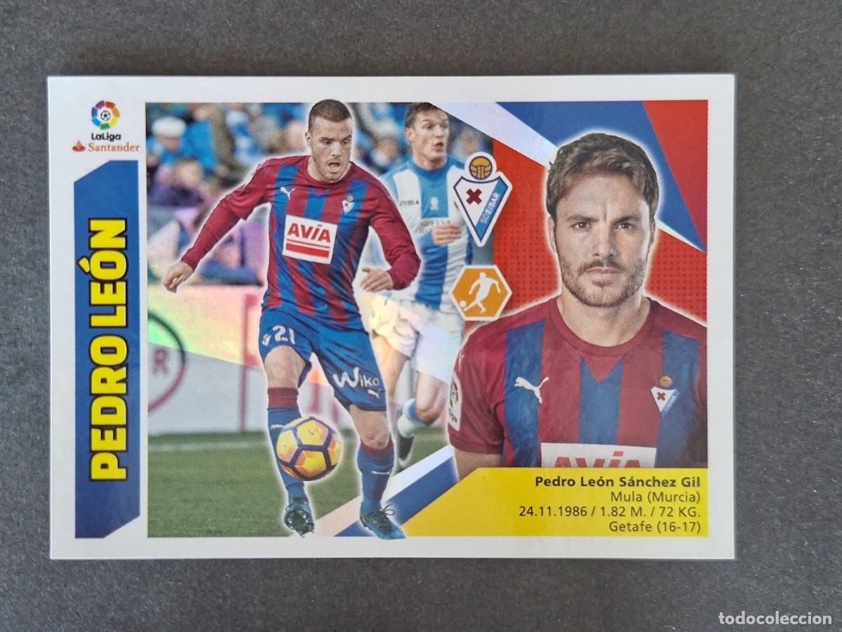 Cromos de f&uacute;tbol: L3 PEDRO LEON S. D. EIBAR LIGA ESTE 2017 2018 17 18 NUNCA PEGADO SIN PEGAR