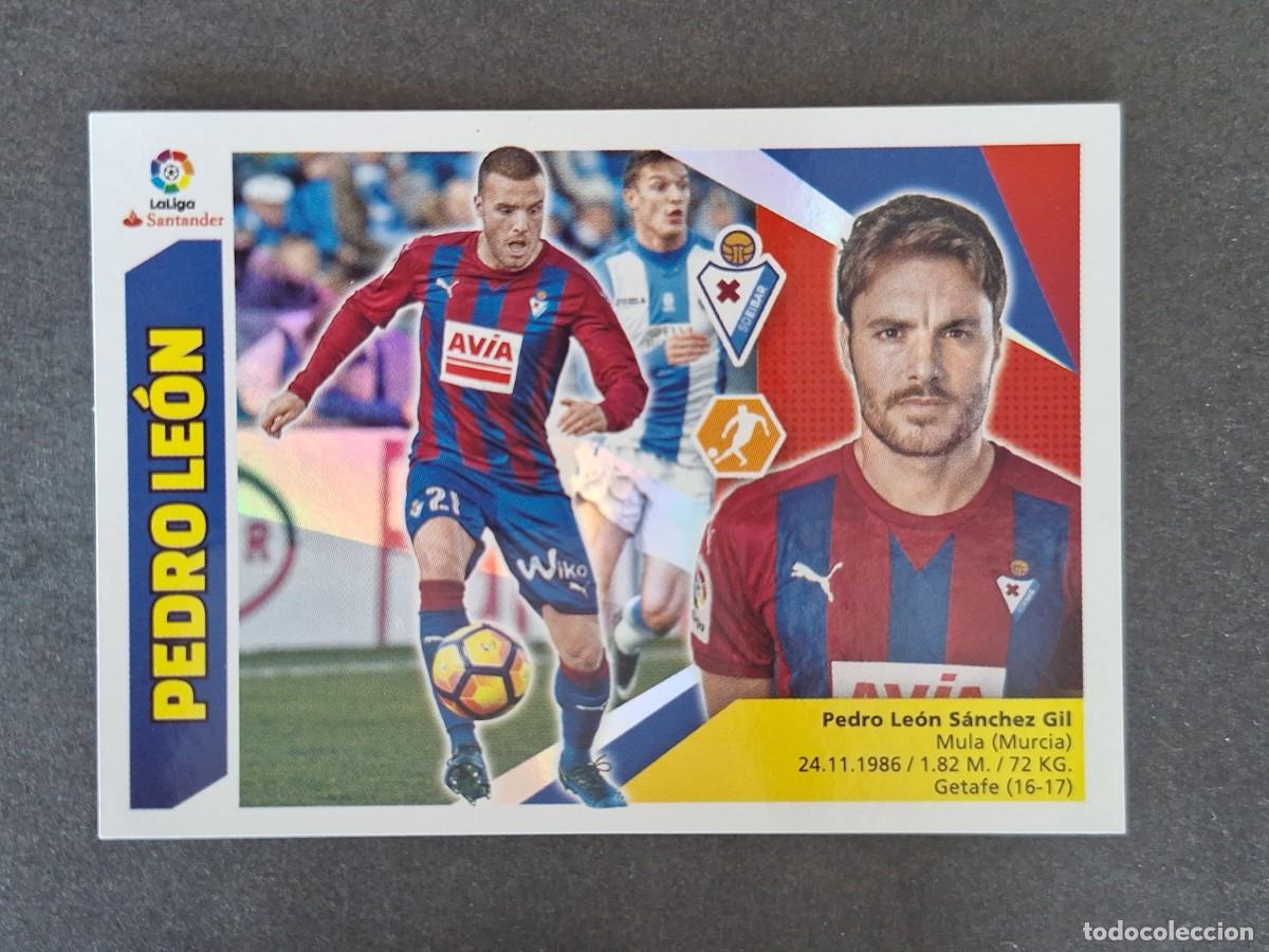 Cromos de f&uacute;tbol: L3 PEDRO LEON S. D. EIBAR LIGA ESTE 2017 2018 17 18 NUNCA PEGADO SIN PEGAR