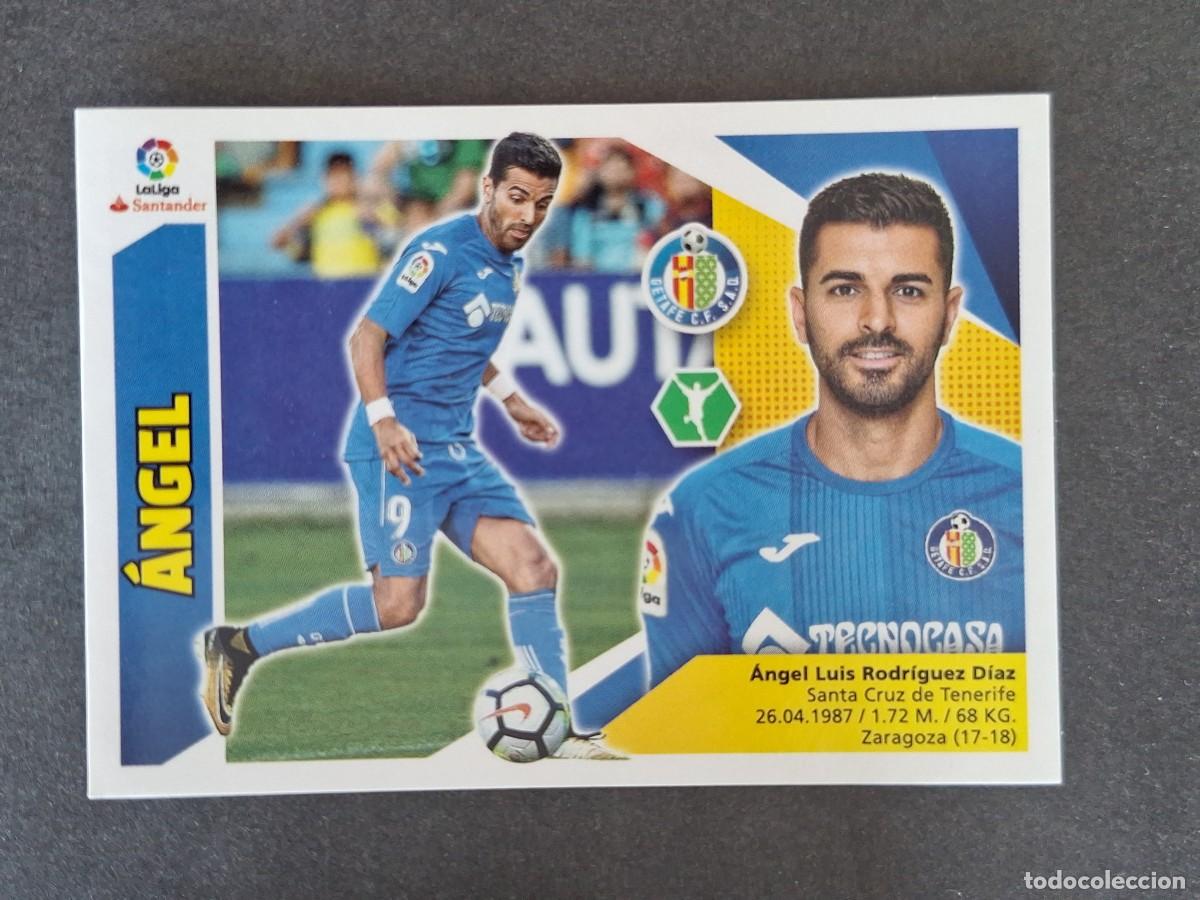 Cromos de f&uacute;tbol: L3 ANGEL GETAFE C. F. LIGA ESTE 2017 2018 17 18 NUNCA PEGADO SIN PEGAR