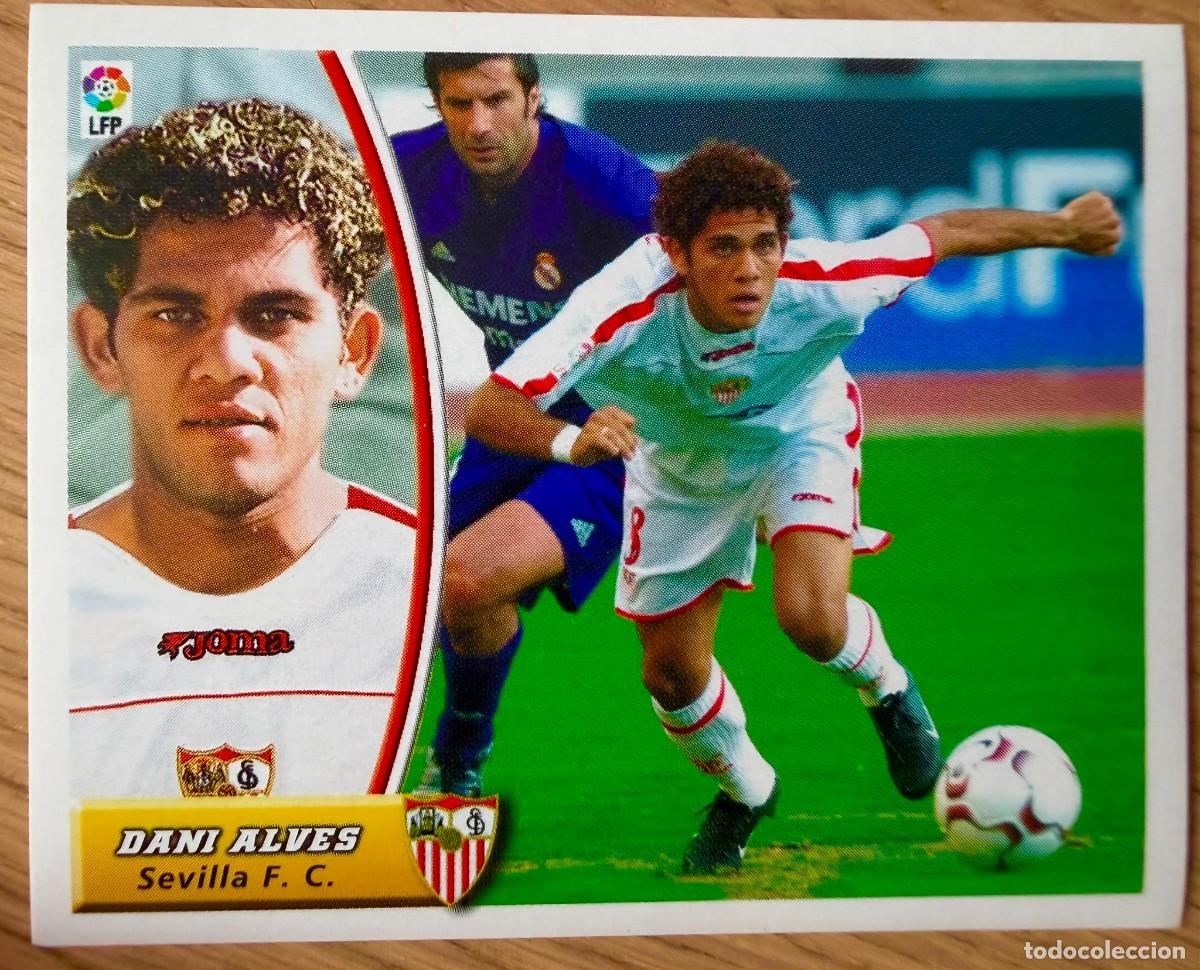 Fu&szlig;ball-Sticker: DANI ALVES SEVILLA 03 04 2003 2004 LIGA EDICIONES ESTE SIN PEGAR STICKER CROMOS