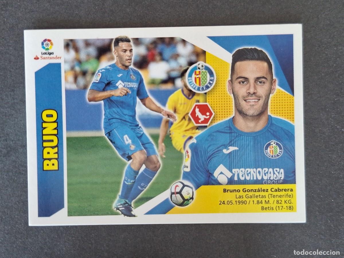 Fu&szlig;ball-Sticker: L3 BRUNO GETAFE C. F. LIGA ESTE 2017 2018 17 18 NUNCA PEGADO SIN PEGAR
