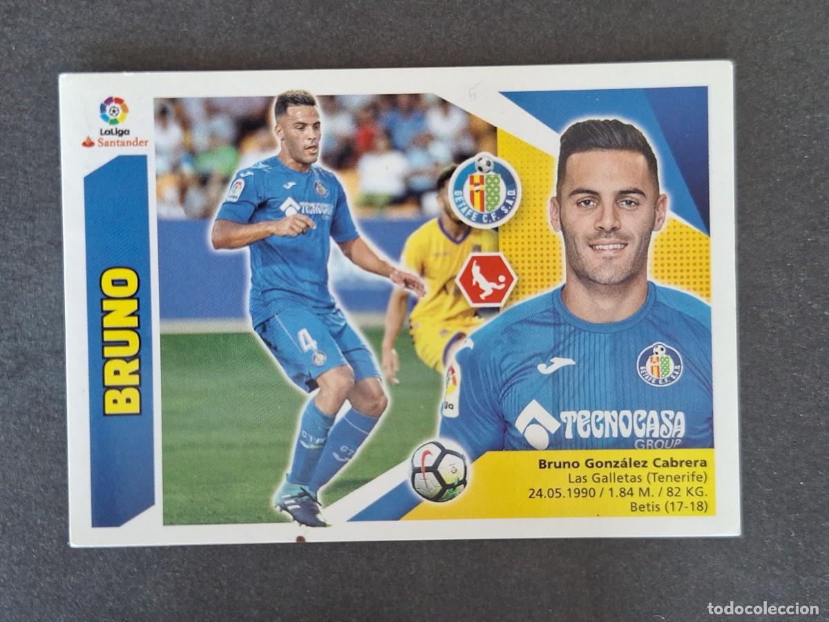 Fu&szlig;ball-Sticker: L3 BRUNO GETAFE C. F. LIGA ESTE 2017 2018 17 18 NUNCA PEGADO SIN PEGAR