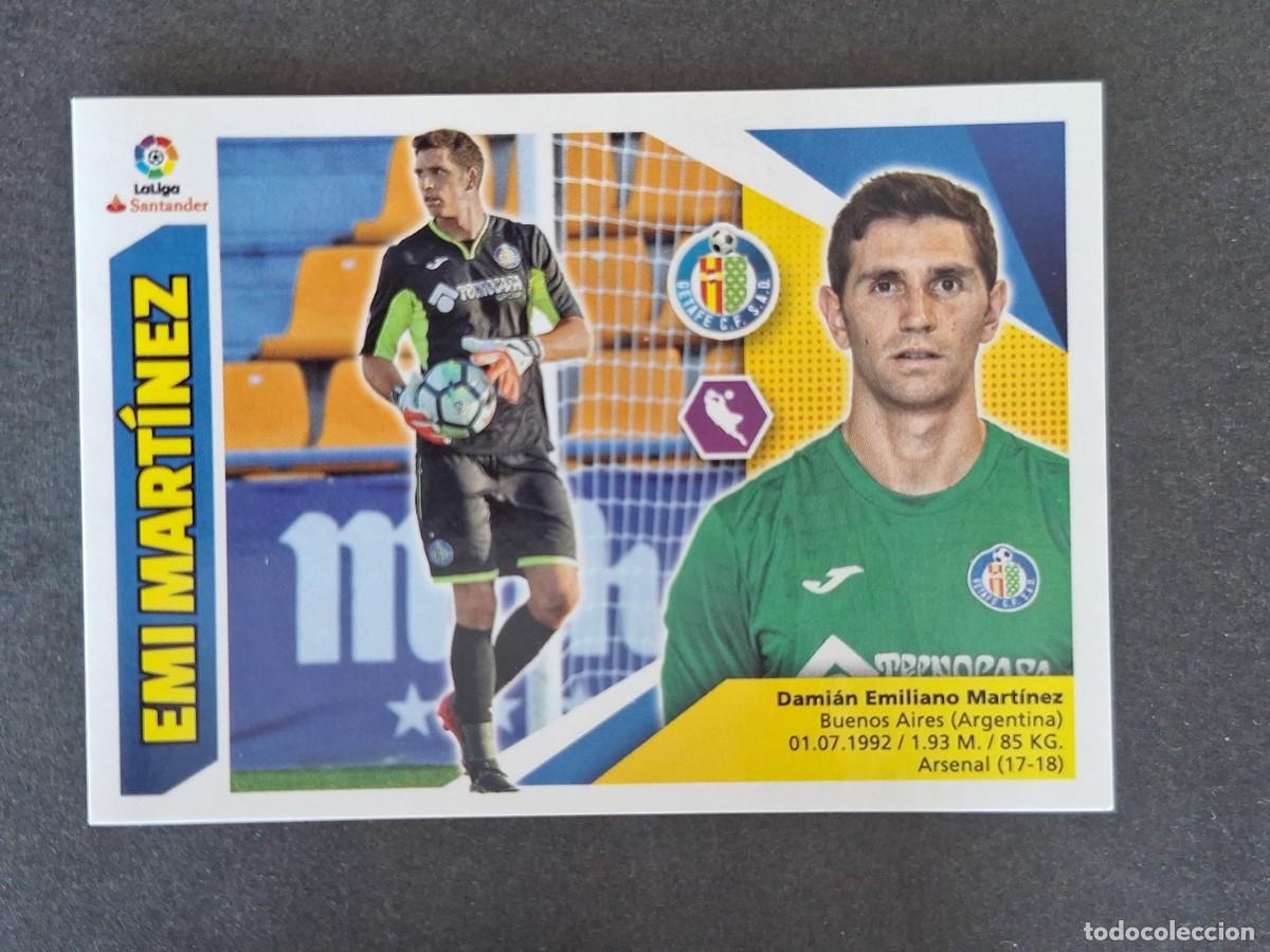 Cromos de Futebol: L3 EMI MARTINEZ GETAFE C. F. LIGA ESTE 2017 2018 17 18 NUNCA PEGADO SIN PEGAR