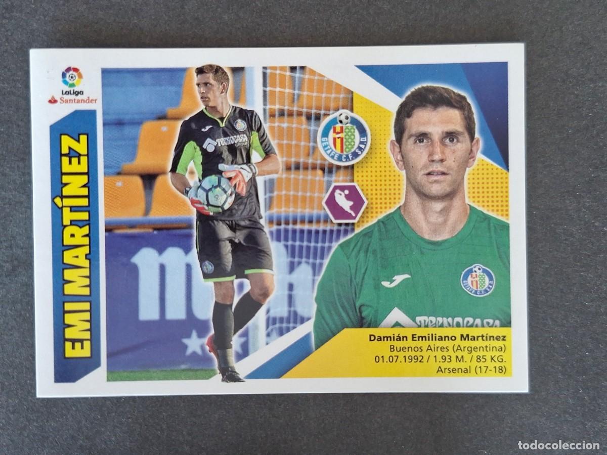 Cromos de Futebol: L3 EMI MARTINEZ GETAFE C. F. LIGA ESTE 2017 2018 17 18 NUNCA PEGADO SIN PEGAR
