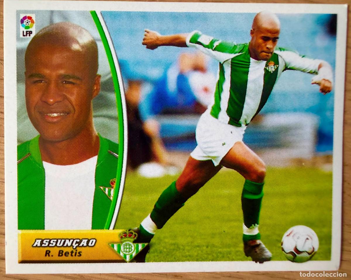 Cromos de Futebol: ASSUNCAO REAL BETIS 03 04 2003 2004 LIGA EDICIONES ESTE SIN PEGAR STICKER CROMOS