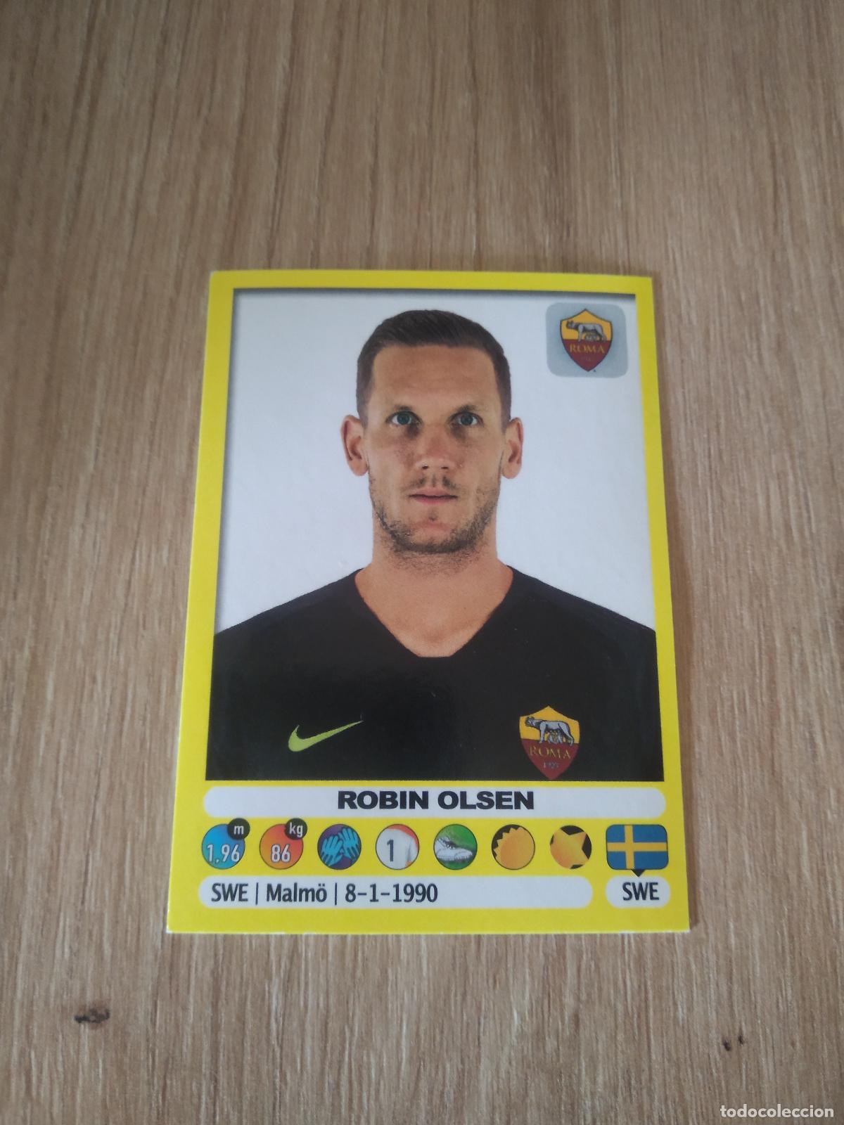 Cromos de f&uacute;tbol: 397 ROBIN OLSEN ROMA CROMO FUTBOL PANINI LIGA ITALIA 18-19 CALCIATORI 2018-2019