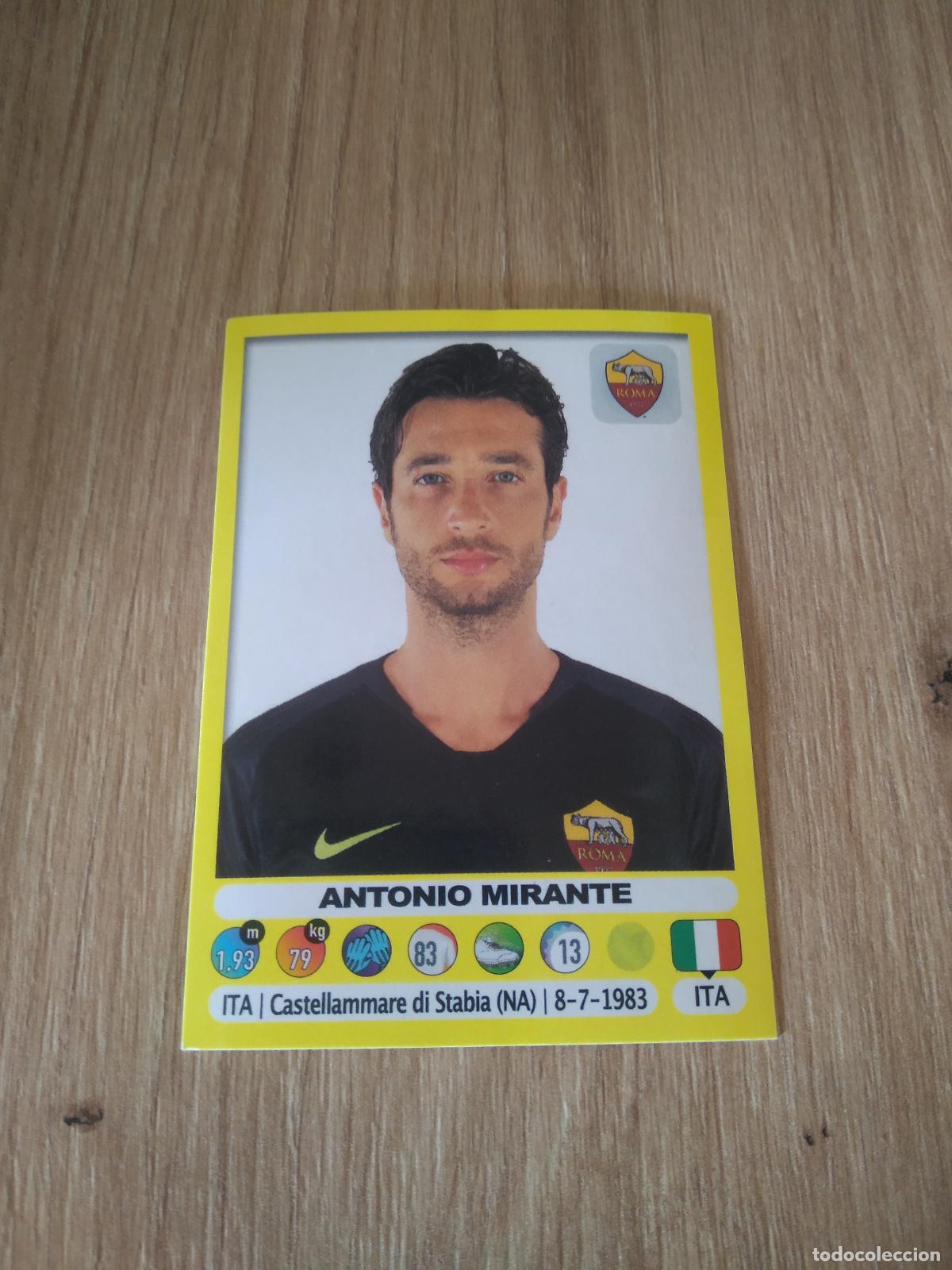 Cromos de f&uacute;tbol: 398 ANTONIO MIRANTE ROMA CROMO FUTBOL PANINI LIGA ITALIA 18-19 CALCIATORI 2018-2019