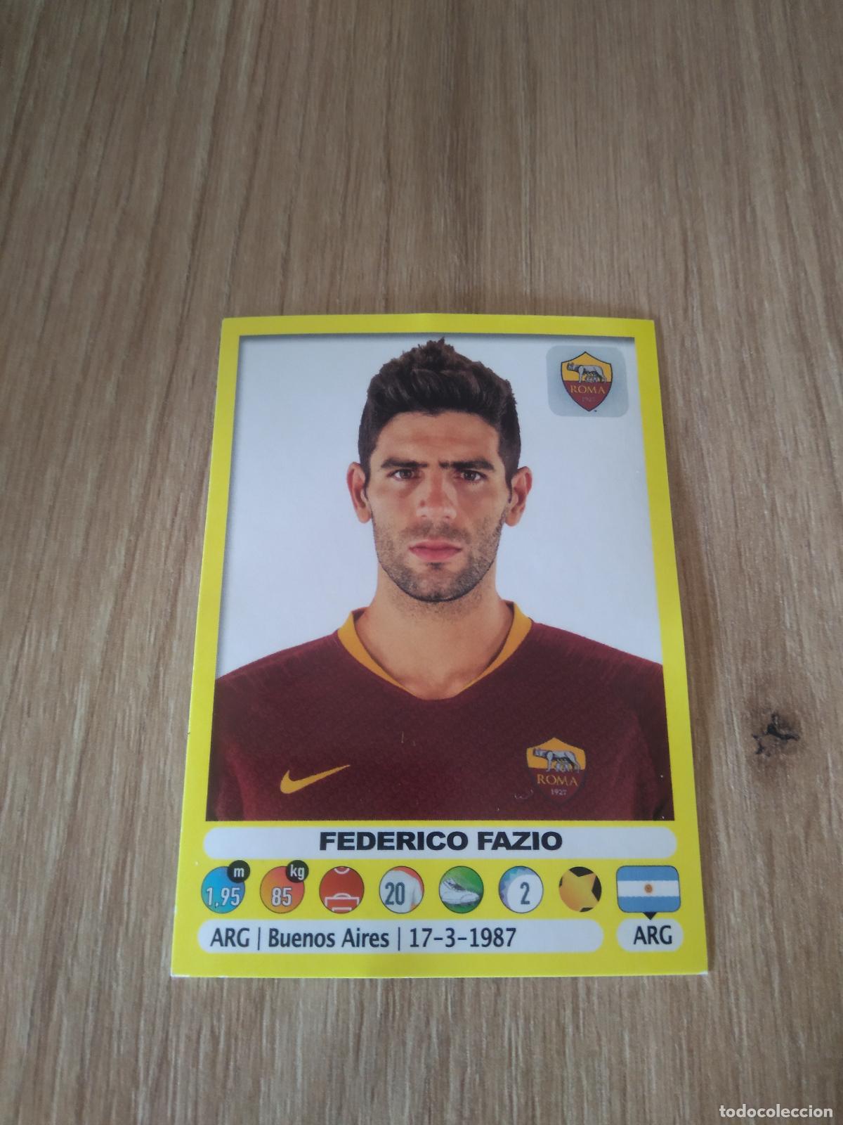 Cromos de f&uacute;tbol: 400 FAZIO ROMA CROMO FUTBOL PANINI LIGA ITALIA 18-19 CALCIATORI 2018-2019