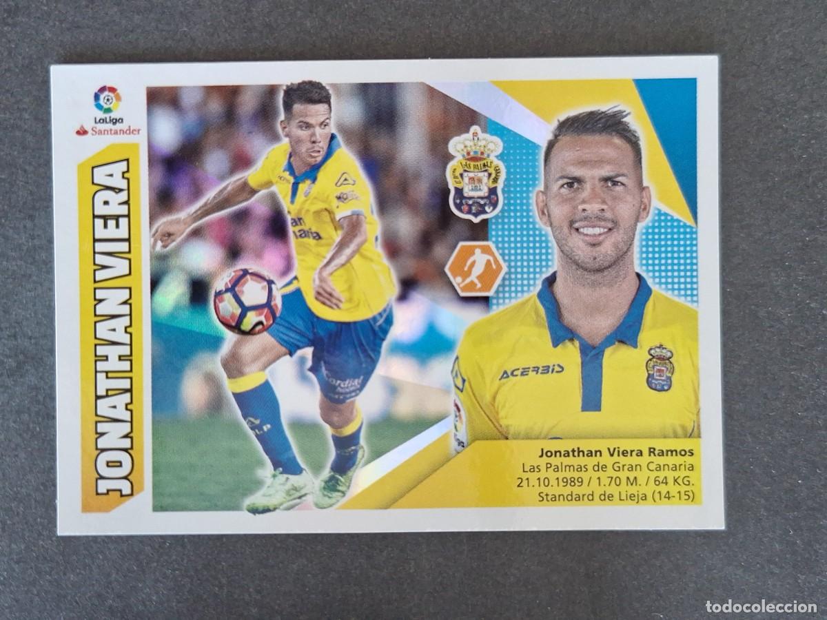 Cromos de f&uacute;tbol: L3 JONATHAN VIERA U. D. LAS PALMAS LIGA ESTE 2017 2018 17 18 NUNCA PEGADO SIN PEGAR