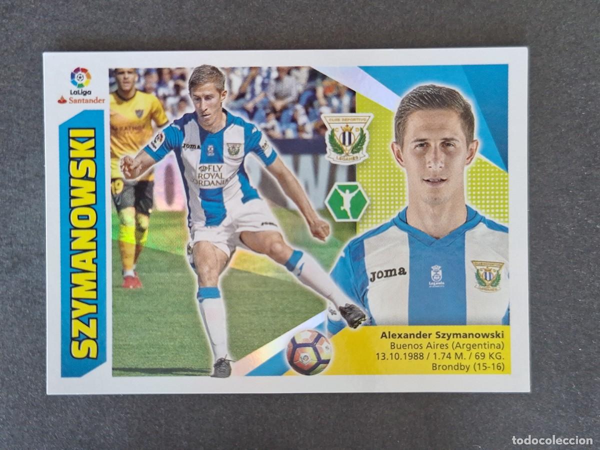 Cromos de f&uacute;tbol: L3 SZYMANOWSKI C. D. LEGANES LIGA ESTE 2017 2018 17 18 NUNCA PEGADO SIN PEGAR