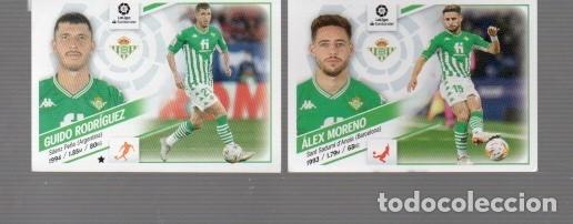 Cromos de f&uacute;tbol: CROMO DE LIGA 2022 / 23 DE FUTBOL CASA ESTE T PANINI DEL BETIS &Aacute;LEX GUIDO N&ordm;.11 ,12