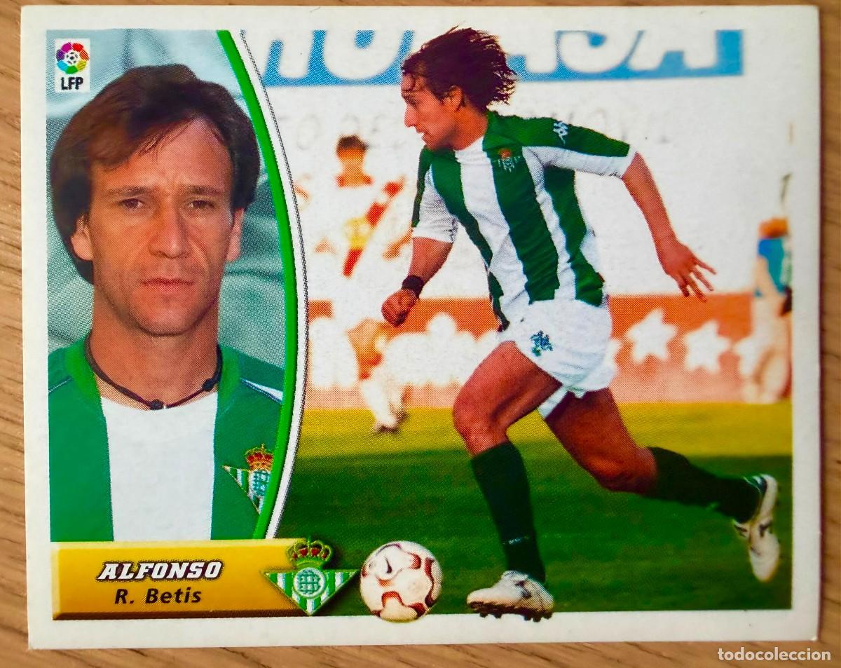 Cromos de f&uacute;tbol: ALFONSO REAL BETIS 03 04 2003 2004 LIGA EDICIONES ESTE SIN PEGAR STICKER CROMOS
