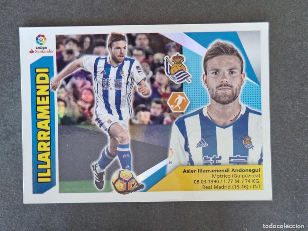 Cromos de f&uacute;tbol: L3 ILLARRAMENDI REAL SOCIEDAD LIGA ESTE 2017 2018 17 18 NUNCA PEGADO SIN PEGAR
