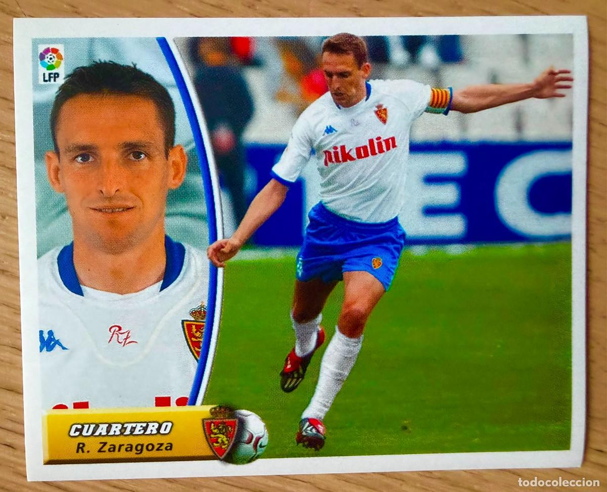 Cromos de f&uacute;tbol: CUARTERO REAL ZARAGOZA 03 04 2003 2004 LIGA EDICIONES ESTE SIN PEGAR STICKER CROMOS