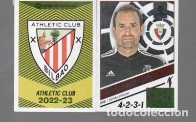 Cromos de f&uacute;tbol: CROMO DE LIGA 2022 / 23 DE FUTBOL CASA ESTE T PANINI DEL OSASUNA Y BILBAO N&ordm;.1 ,2