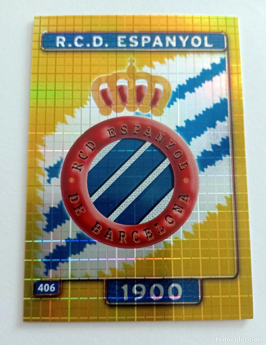 Cromos de f&uacute;tbol: CROMO FUTBOL R.C.D. ESPANYOL MUNDI CROMO 2004-2005: ESCUDO