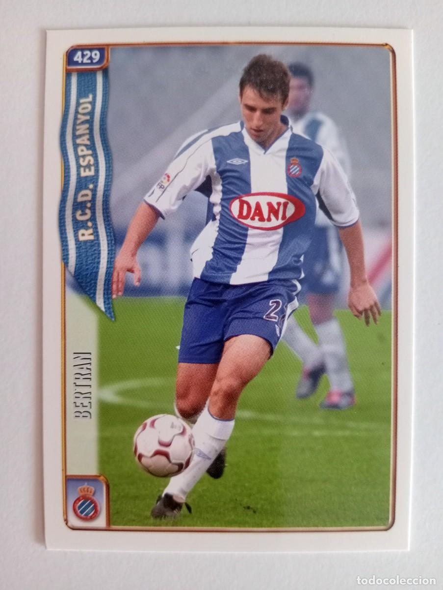 Cromos de f&uacute;tbol: CROMO FUTBOL R.C.D. ESPANYOL MUNDI CROMO 2004-2005: MARC BERTR&Aacute;N