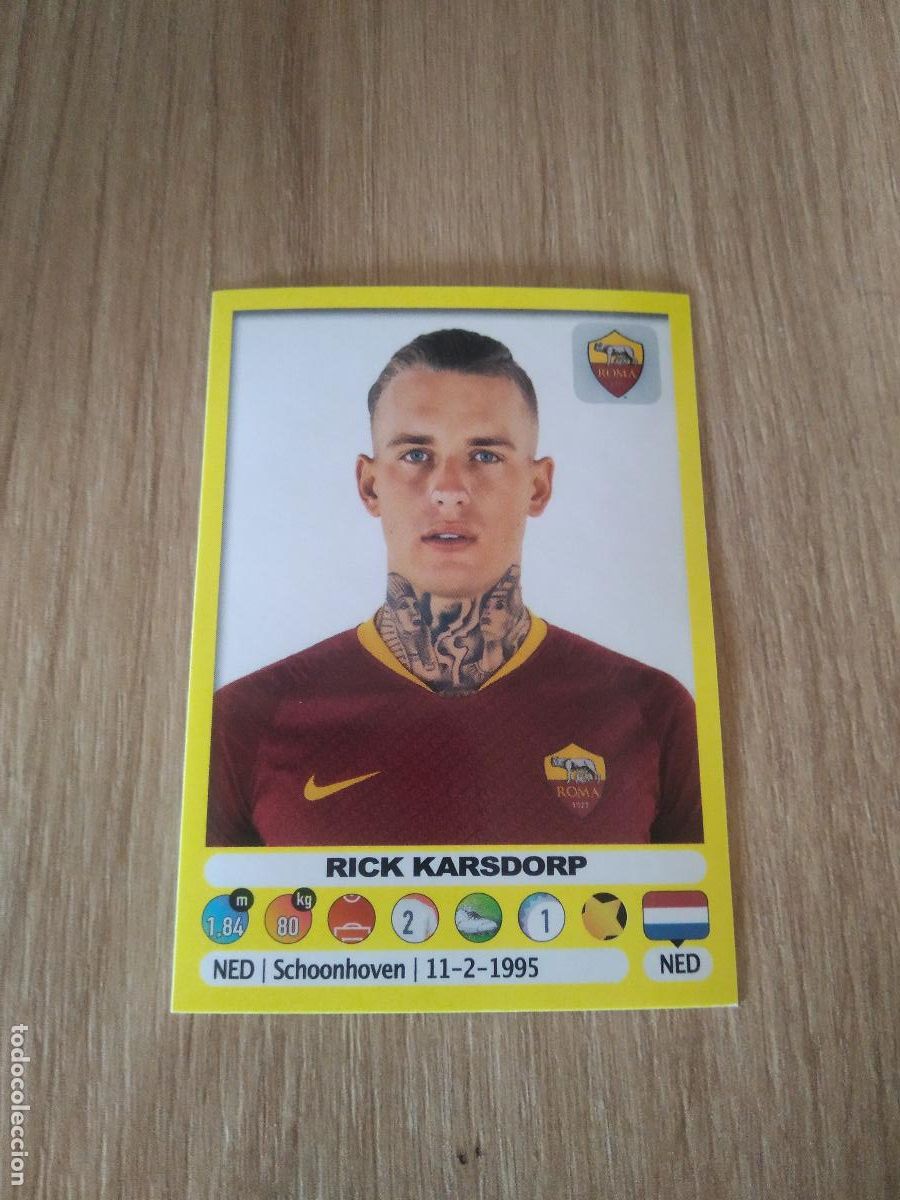 Cromos de f&uacute;tbol: 404 RICK KARSDORP ROMA CROMO FUTBOL PANINI LIGA ITALIA 18-19 CALCIATORI 2018-2019