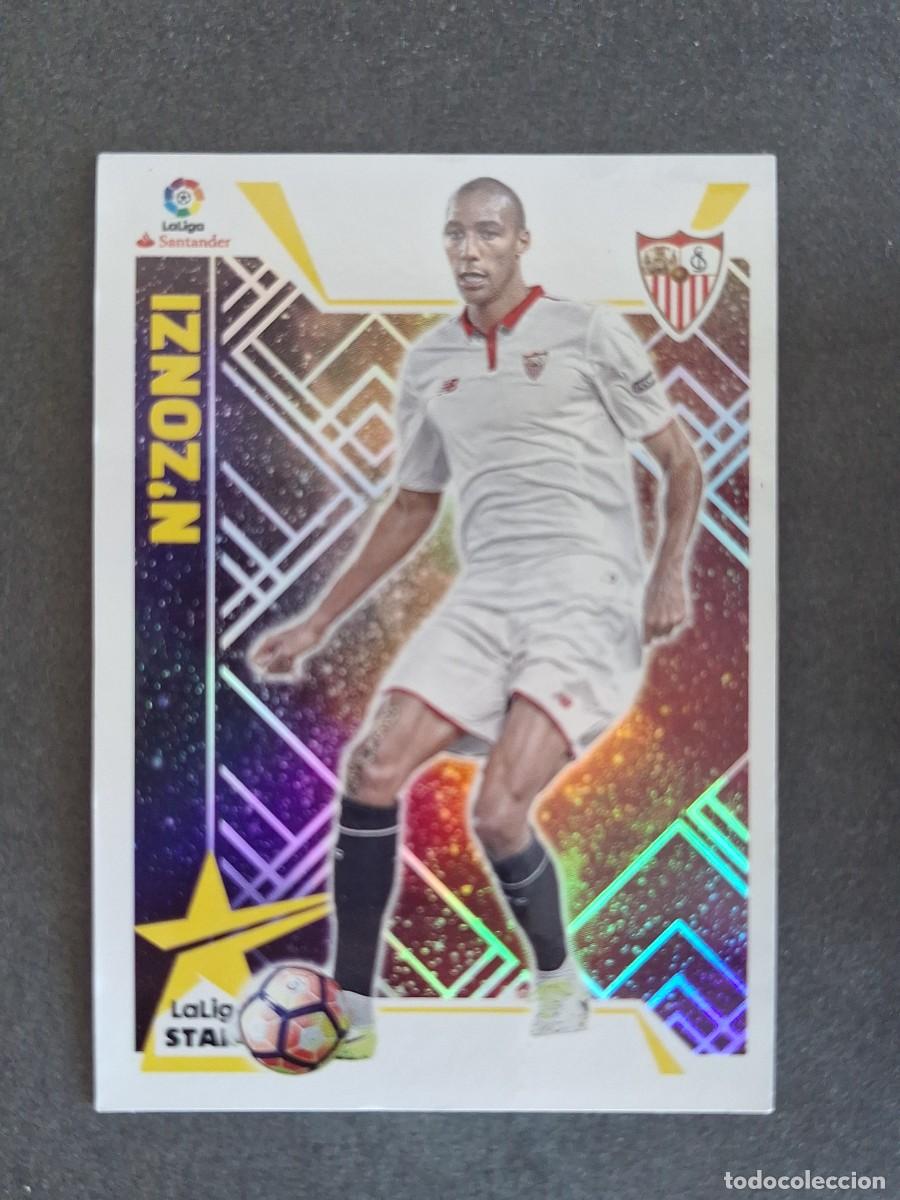 Cromos de f&uacute;tbol: L3 N'ZONZI SEVILLA F. C. STARS LIGA ESTE 2017 2018 17 18 NUNCA PEGADO SIN PEGAR