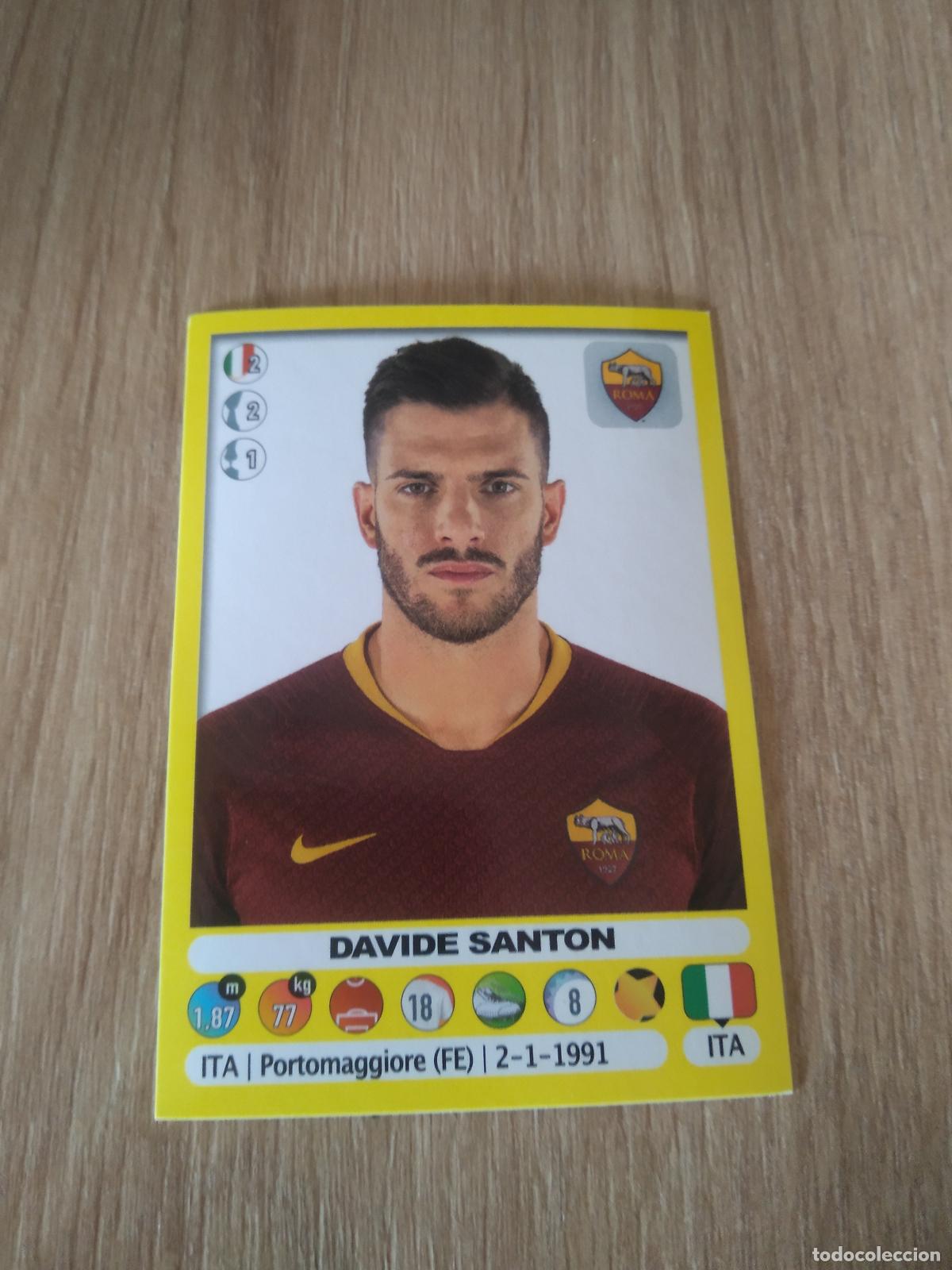 Cromos de f&uacute;tbol: 407 DAVIDE SANTON ROMA CROMO FUTBOL PANINI LIGA ITALIA 18-19 CALCIATORI 2018-2019