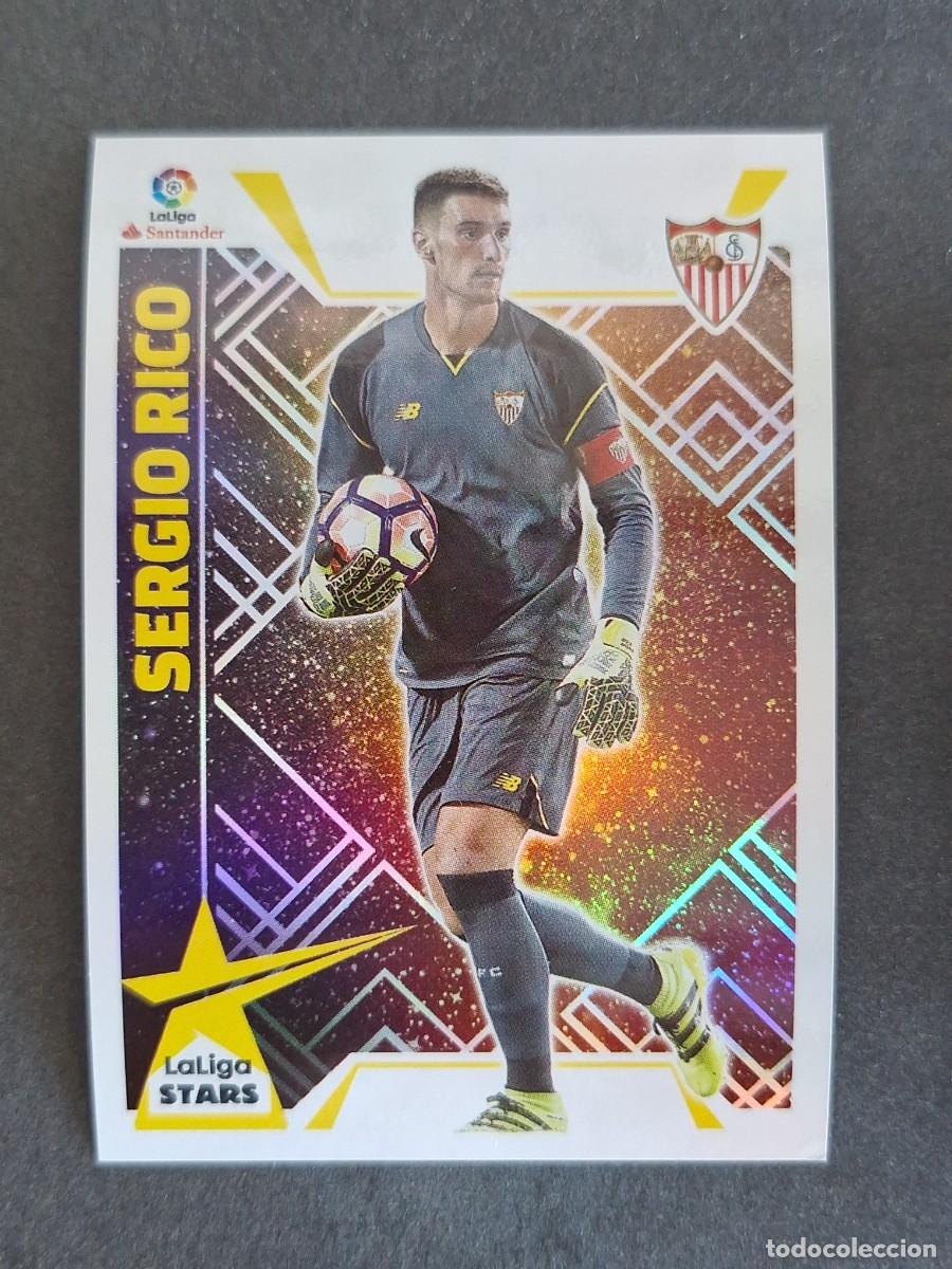 Cromos de f&uacute;tbol: L3 SERGIO RICO SEVILLA F. C. STARS LIGA ESTE 2017 2018 17 18 NUNCA PEGADO SIN PEGAR