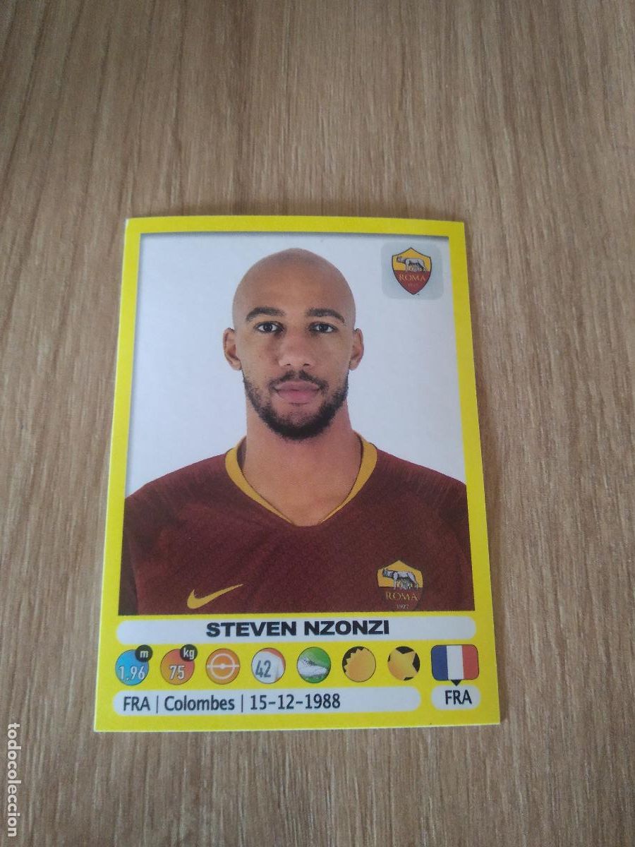 Cromos de f&uacute;tbol: 411 NZONZI ROMA CROMO FUTBOL PANINI LIGA ITALIA 18-19 CALCIATORI 2018-2019