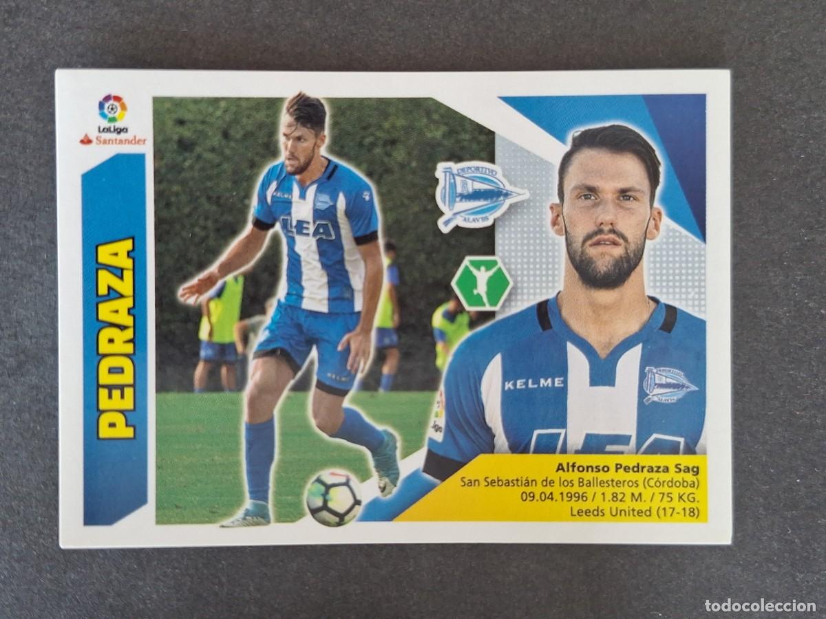 Cromos de f&uacute;tbol: L3 PEDRAZA DEPORTIVO ALAVES COLOCA LIGA ESTE 2017 2018 17 18 NUNCA PEGADO SIN PEGAR
