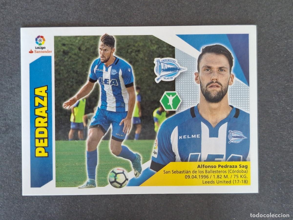 Cromos de f&uacute;tbol: L3 PEDRAZA DEPORTIVO ALAVES COLOCA LIGA ESTE 2017 2018 17 18 NUNCA PEGADO SIN PEGAR